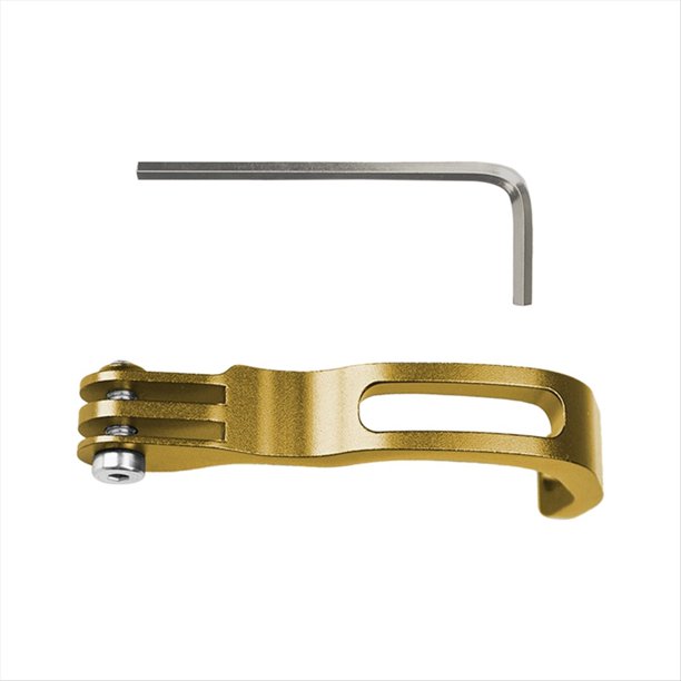 Soporte de Lámpara de Horquilla Delantera de Bicicleta Plegable Soporte de Extensión de Lámpara de Bicicleta Accesorios de Extensión de Aleación de Aluminio Dorado