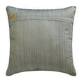 thumbnail image 5 of The HomeCentric Euro Pillow Decorative, Gold & Grey Pack of 2, 26x26 inch (65x65 cm) Pillow Covers, Silk Color Block Patchwork Throw Pillows For Sofa, Patchwork Modern Style Easter - Splendour Gold, 5 of 10