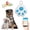 Sky Blue, variant on BotaniNest Cat Dog Mini Tracking Prevention Smart Anti-Loss Device Tool Portable Pet Tracking Locator Bluetooth 5.2 Mobile Key Mini Realtime- Finder Device