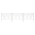 thumbnail image 4 of Suncast Grand View 14.5" x 24" Garden Border Fence Panel, White (4 Pack), 4 of 10