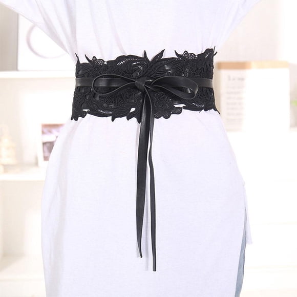 Cinturón de cintura de mujer Moda Bow Cinturón de encaje Cinturón de Hugo Cinturón ancho para mujer