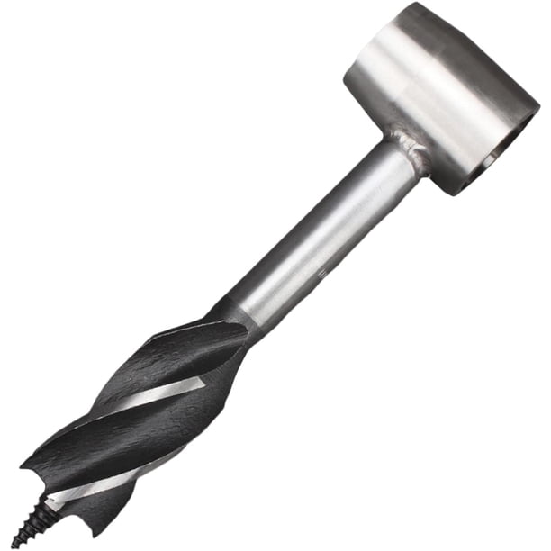 Herramienta de perforación de broca de supervivencia para exteriores de madera, broca de barrena de madera de ojo escocés multifuncional, para exteriores y camping, barrena de mano, herramienta de sup JFHHH pequeña