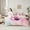 Pink 01, variant on Feelyou 3D Kawaii Axolotl Twin Bedding Sets 7-Piece for Child, Black Pink Cartoon Bedding Comforter Set, Cherry Blossoms Reversible Sheet Sets, Super Cozy Room Decor