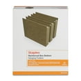 "Staples LetterSize BoxBottom Hanging File Folders, 3"" Expansion