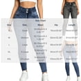 thumbnail image 3 of PYGNJK Women's Denim Jeans High Waist Skinny Stretch Slim Fit Casua Long Jean Pants with Pockets, 3 of 6