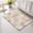 Beige, variant on Palm Leaves Non Slip Bathroom Mat, Coastal Tropical Terracotta Palm Leaf Absorbent Bath Mat Rubber Backed Quick Dry Doormat Fit Under Door for Bathtub Shower Sink Kitchen 24"x36"