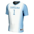 thumbnail image 2 of Unisex GameDay Greats #1 White North Carolina Tar Heels Women's Soccer Lightweight Fashion Jersey, 2 of 4