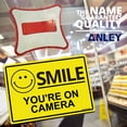 thumbnail image 5 of ANLEY (2 Pack) Smile You're on Camera Sign 7x10 inch Video Surveillance Security Metal Warning Sign Aluminum, 5 of 6
