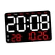 thumbnail image 4 of Reloj despertador digital con brillo ajustable de 10 niveles y modo de memoria, pantalla LED de mesa. Rojo, 4 of 9