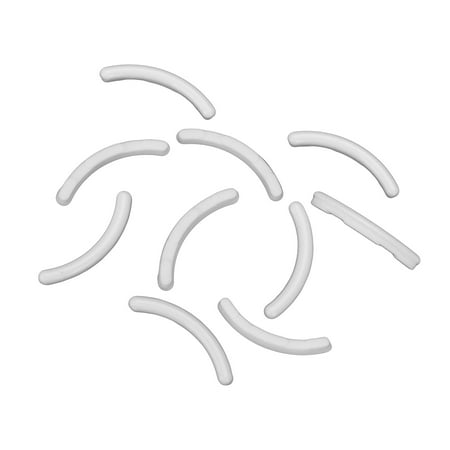 

TOYMYTOY 10Pcs Graft Eyelashes Silicone Bars Beauty Tools Display Strips Bars (White)