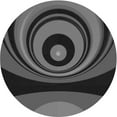 thumbnail image 1 of Ahgly Company Tapis Rond Lavable en Machine Intérieur Transitionnel Noir Charbon, 7 Pieds Rond, 1 of 7