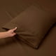 thumbnail image 5 of Juego de sábanas Nestl Extra Deep Pocket King Size, color marrón chocolate, 5 of 6