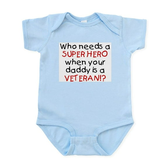 CafePress - VETERAN Infant Bodysuit - Baby Light Bodysuit, Size Newborn - 24 Months