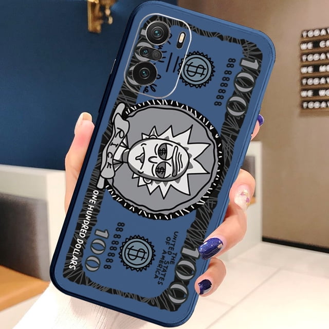 Para Xiaomi Redmi Note 10 Pro 9S 9A POCO X3 NFC M3 5G Crazy Scientist Square Edge Cover Len Funda Protectora