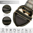 thumbnail image 3 of FORMRS Womens Crossbody Sling Bag Travel Daypack Shoulder Chest Backpack, Beige Plaid Pattern, 3 of 7