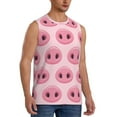 thumbnail image 2 of Balery Pig Nose Men's Sleeveless Muscle Shirts Workout Tank Top, Moisture Wicking, Odor Protection-XX-Large, 2 of 8