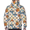thumbnail image 7 of Lsque Butterflies Wild Insect Pattern Casual Men's Hoodie,Hooded Sweatshirt with Kangaroo Pocket,Pullover Hoodie-X-Large, 7 of 7