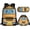 Cute School Bus, variant on Yuyamidu Capybara Kids Backpack Set 3 in 1, 17 Inch School Backpack with Lunch Bag and Pencil Case, Large Capacity Bookbag for Boys Girls, Elementary Middle School