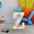 thumbnail image 3 of Fiudx Lámpara con Letras Led Decorativas, Luz Nocturna Tipo Marquesina, Decoración Versátil para El Hogar, Celebraciones de Cumpleaños y Bodas, Ambiente Romántico, Fácil de Usar con Pilas., 3 of 6