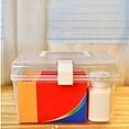 thumbnail image 4 of Storage Box Dust-proof Visible Plastic Container with Cover, 4 of 7