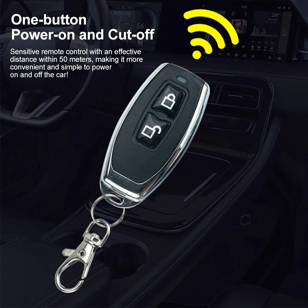 Car Wireless Remote Control Battery Disconnect Main Switch Cut Off Isolator