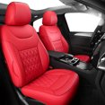 thumbnail image 3 of Fundas de asiento de coche de diamantes personalizadas para Jaguar F Pace 2016 ~ 2020 Fundas de asiento de cuero de lujo para automóvil Accesorios Interiores Juego completo, 3 of 5