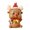 elk, variant on 1pc Cute Cartoon Christmas Animals Resin Ornaments,Creative Home Figurines,Xmas 3D Animals Father Christmas Elk DIY Cake Topper Landscape,Home Living Room Bar Cafe Decor Ornament(Santa)