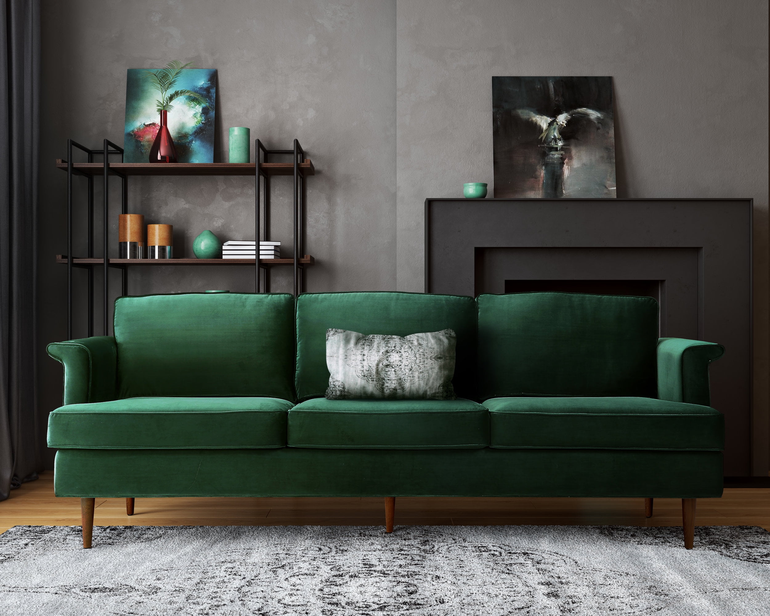 Tov Furniture Porter Forest Green Sofa Com