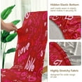 thumbnail image 5 of Valentines Hearts Love You Dining Room Chair Covers Chair Slipcovers Seat Protector Removable Washable Chair Cover For Home Kitchen Restaurant Hotel 4pcs, 5 of 6