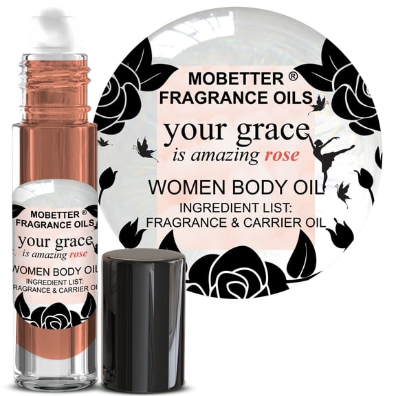 MOBETTER FRAGRANCE OILS Your Grace is Amazing Rose Fragrance Body Oil for Women