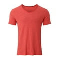 thumbnail image 6 of DHFJKG Men'S T-Shirt Solid Color V-Neck Breathable Slim Fit Comfortable Short Sleeve Casual Fashion Tshirt Outdoor Hiking Relaxed Fit Versatile Tees, 6 of 9
