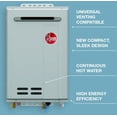 thumbnail image 4 of Rheem RTG-84XLN-3 8.4 GPM 180,000 BTU 120 Volt Residential Outdoor Natural Gas Tankless, 4 of 7
