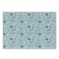 thumbnail image 1 of Nautical Cutting Board, Various Sea Shell Pattern Underwater Bubbles Ocean Maritime Print, Decorative Tempered Glass Cutting and Serving Board, Small Size, Indigo Pale Blue Purple, by Ambesonne, 1 of 1