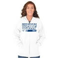 thumbnail image 3 of US Air Force Service Before Self USAF Zip Up Hoodie Men's Women's Brisco Brands S, 3 of 6