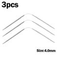 thumbnail image 1 of BUYISI Circular Knit Needles Set Loop Needles Household Diy Knitting Sewing Weaving Project Accessories Stainless Steel 21 To 23Cm 4Mm, 1 of 5