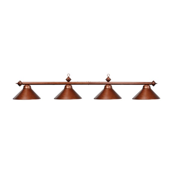 Traditional Style 78" 4-Light Billiard Pendant Light, English Tudor