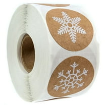 Multiple Snowflakes Christmas Stickers