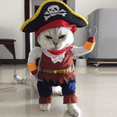 thumbnail image 4 of Pirate Costume Set Pet Dog Cat Halloween Christmas YingMart Cosplay Hat Shirt Outfit (PirateCostumeTransformationOutfit, S), 4 of 9