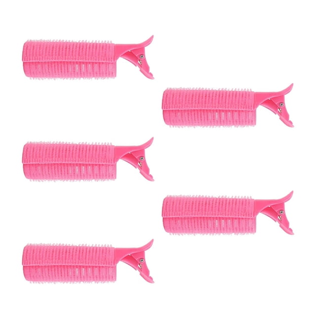 letairis Pinces à Cheveux Volumis Frisage Bang Rouleaux Ménage Lavables Réutilisables Pinces à Cheveux en Plastique Sans Chaleur Accessoires 5 Pcs