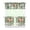 Gothic Halloween-106, variant on Spooky Cute Tier Curtains 3PC Set - Halloween Ghost Pumpkin Bat Design Kitchen Rod Pocket Window Panels