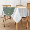 thumbnail image 4 of Duangreer Boho Style Rectangle Tablecloth, Abstract Geometric Lines Print, Waterproof Wrinkle Resistant, 52 x 70 Inch, Washable Table Cover for Restaurant Picnic Indoor Outdoor, 4 of 6