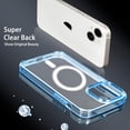thumbnail image 6 of Case Compatible with iPhone 13 Case, Compatible with MagSafe Wireless Charging, Transparent Anti-Scratch Back Shockproof Protective Slim Thin Phone Case Cover, Translucent Blue, 6 of 15