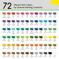 thumbnail image 2 of Marcador de Pintura Acrílica MEEDEN 72 Colores Punta de Pincel 7,1 ml, 2 of 7