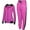 Purple, variant on Women Tracksuit Set 2 Piece Jogging Outfits Full Zip-Up Hooded Sweatshirts & Pants Set