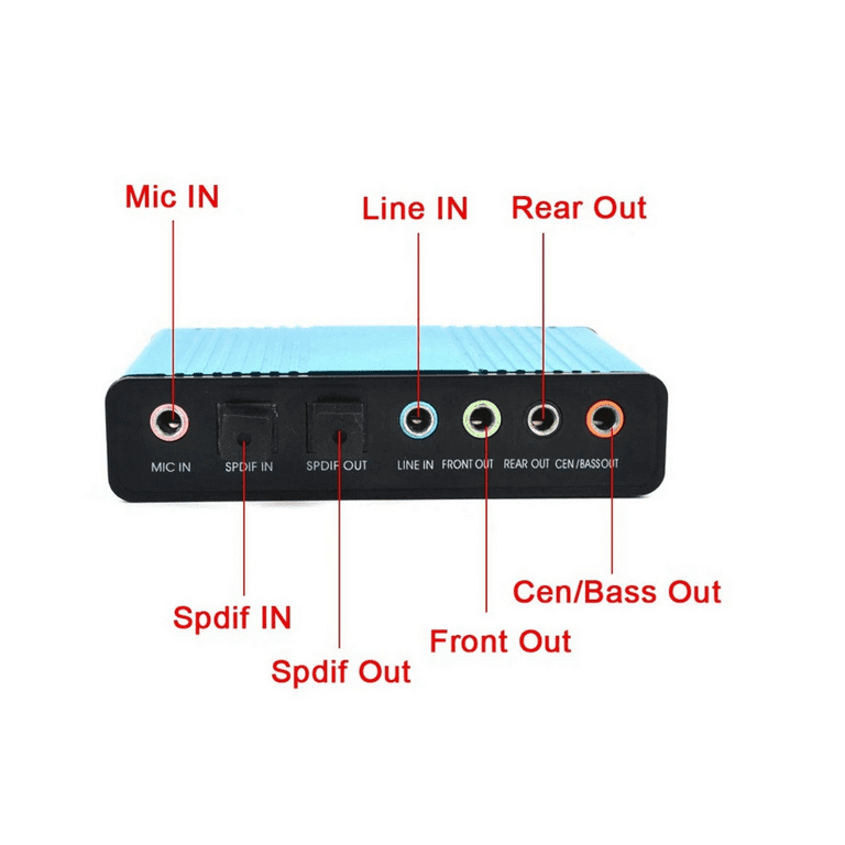Scheda Audio Esterna AUREON 5.1 USB - Adattatore Stereo Con Controllo Volume Per PC E Mac - Foto 6