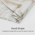 thumbnail image 3 of Brown Marble Shower Curtain Set, Abstract Modern Shower Curtain for Bathroom Decor, Luxury Standard Shower Curtain for Bathtub, Waterproof Washable Fabric Shower Curtain, 72 x 72, 3 of 6