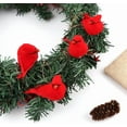 thumbnail image 4 of XEAZON Christmas Ornaments Cardinal, 12PCS Cardinal Clip on Christmas Tree Ornament, Red Cardinals Birds Ornament for Christmas Tree Wreaths Garland DIY Crafts Branches Decorations, 2.4inch, 4 of 9