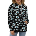 thumbnail image 3 of Evil Eye Oversized Hoodies for Women Pullover Womens Clothes with Pocket Mens Ultimate Pullover Hoodie Sweatshirt S-6XL, 3 of 8