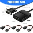 thumbnail image 5 of VGA To Hdmis Adapter With Audios Support 1080P Video Output For PC Laptop HDTV, 5 of 20