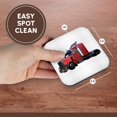 thumbnail image 7 of 3drose, Metallic Red Semi Truck in Three Quarter View, Set of 8 Coasters - Soft, 7 of 7